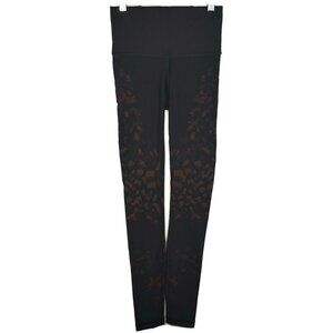 lululemon Mapped Out High Rise Tight 28" Size 4 in Black & Brick Camo